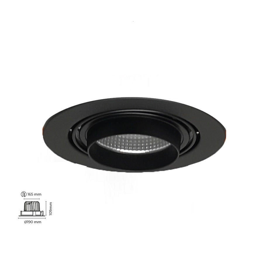 40W Sıva Altı Yuvarlak Led Spot TEN2085