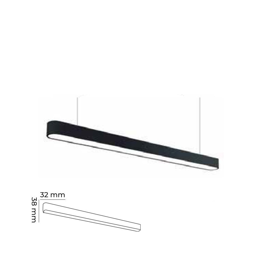 Oval Kenar Lineer Aydınlatma TEN215