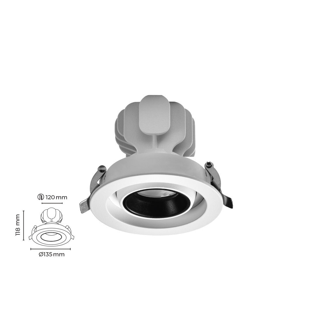 30W Vega Serisi Sıva Altı Led Spot