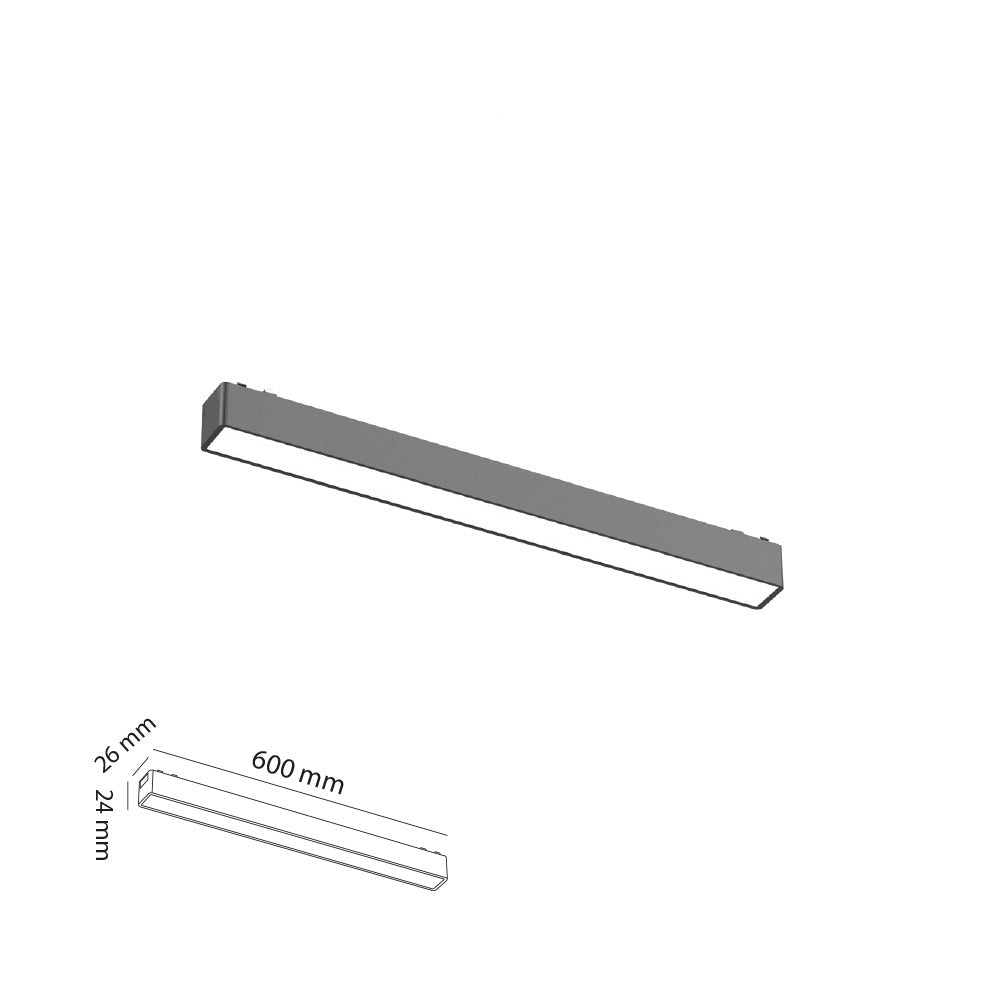 60 CM 24W Opal Difüzörlü Slim Magnet Aydınlatma