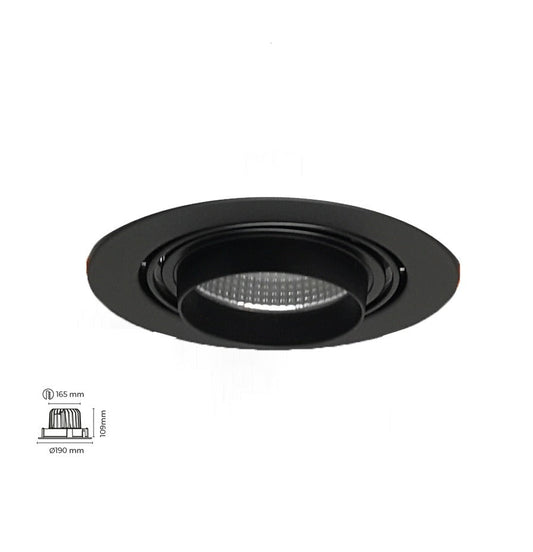 40W Sıva Altı Yuvarlak Led Spot TEN2085