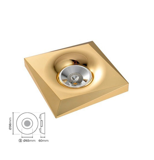 Gold Sıva Altı Kare Spot TEN4010