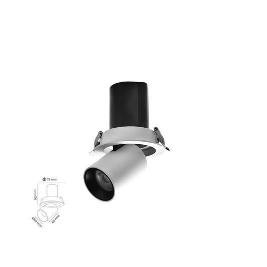 12W Sıva Altı Hareketli Led Spot