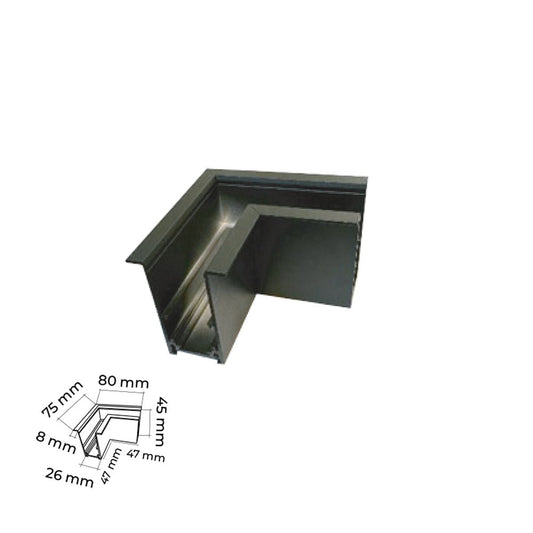 Magnet Sıva Altı Yaylı L Dönüş Aparatı TNK6008