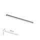 Slim Magnet Aydınlatma 90 CM 30W Opal Difüzörlü