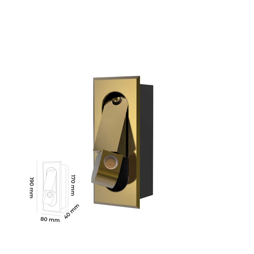 YATAK BAŞI LED APLİK GOLD TEN8039