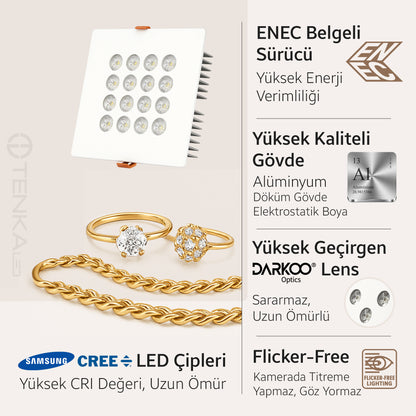 Kuyumcu Led Aydınlatma | 16 Ledli | Qalux-16
