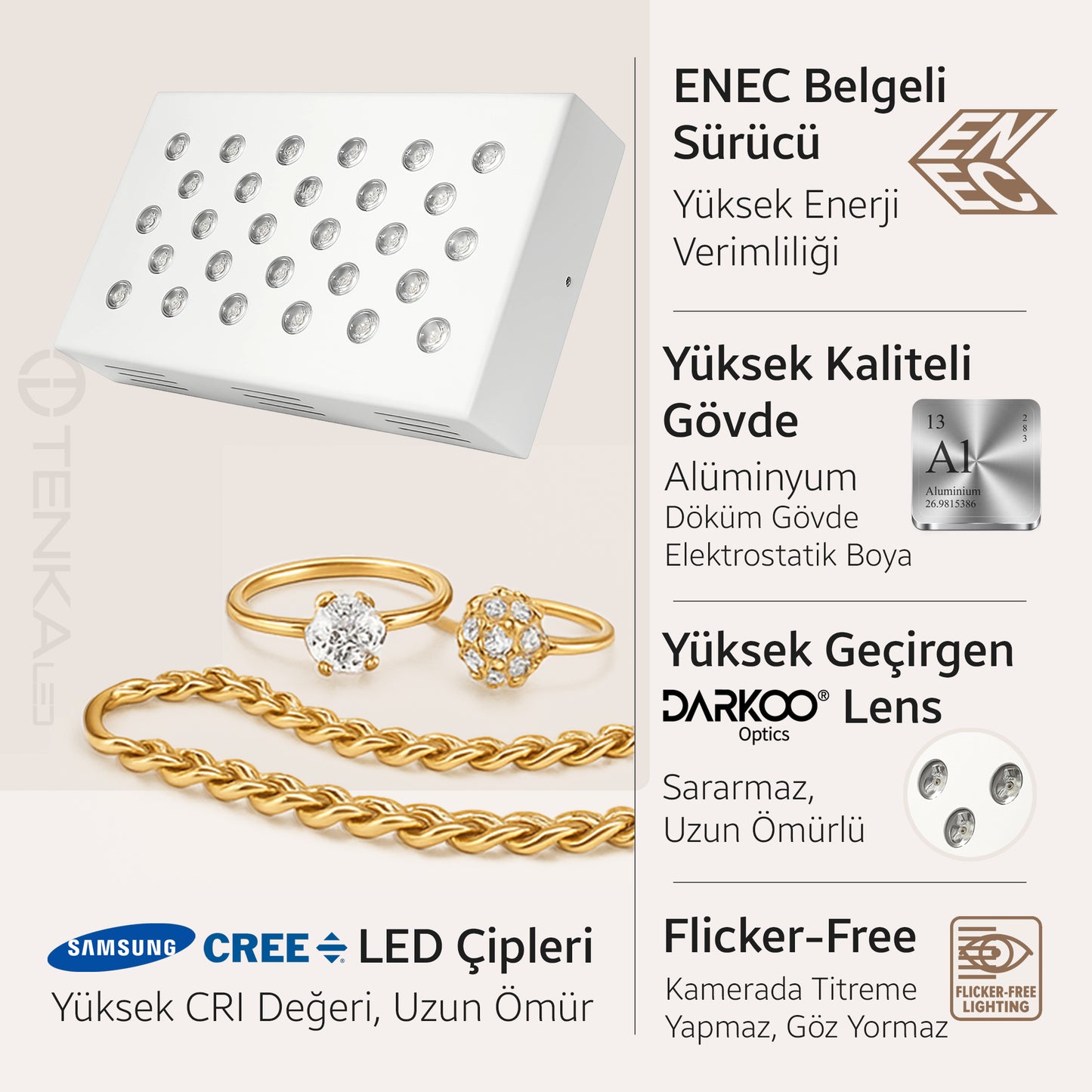 kuyumcu tezgah aydınlatma