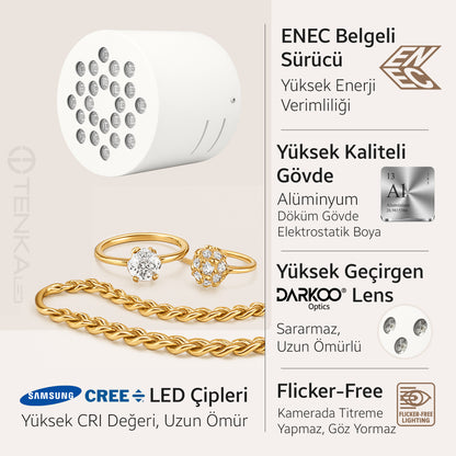 kuyumcu sıva üstü aydınlatma