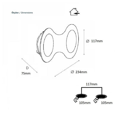 Sıva Altı Spot TenkaLed