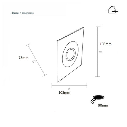 Sıva Altı Spot 5W | Tenkaled