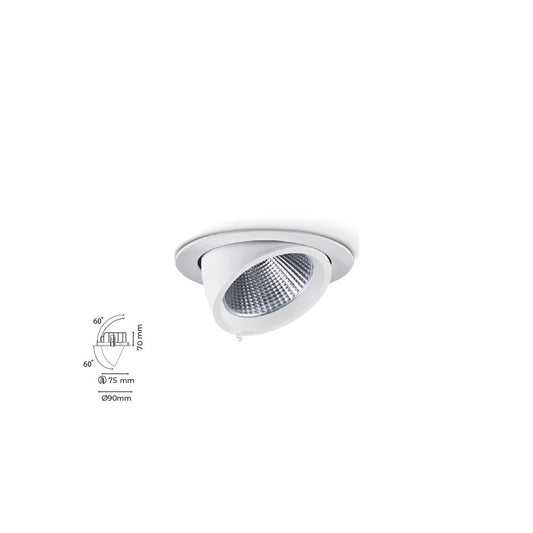 10W Sıva Altı Led Salyangoz Spot TEN2068